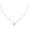 Messika Jewelry - NECKLACE DIAMOND ROSE GOLD MOVE ROMANE PENDANT | Manfredi Jewels