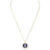 Messika Jewelry - NECKLACE DIAMOND YELLOW GOLD LAPIS LAZULI LUCKY MOVE MM | Manfredi Jewels