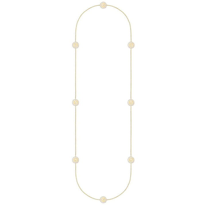 Messika Jewelry - NECKLACE DIAMOND YELLOW GOLD LUCKY MOVE LONG NECKLACE | Manfredi Jewels