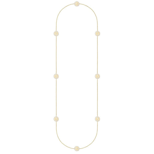 Messika Jewelry - NECKLACE DIAMOND YELLOW GOLD LUCKY MOVE LONG | Manfredi Jewels