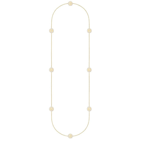 NECKLACE DIAMOND YELLOW GOLD LUCKY MOVE LONG NECKLACE