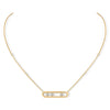 Messika Jewelry - NECKLACE DIAMOND YELLOW GOLD MOVE | Manfredi Jewels