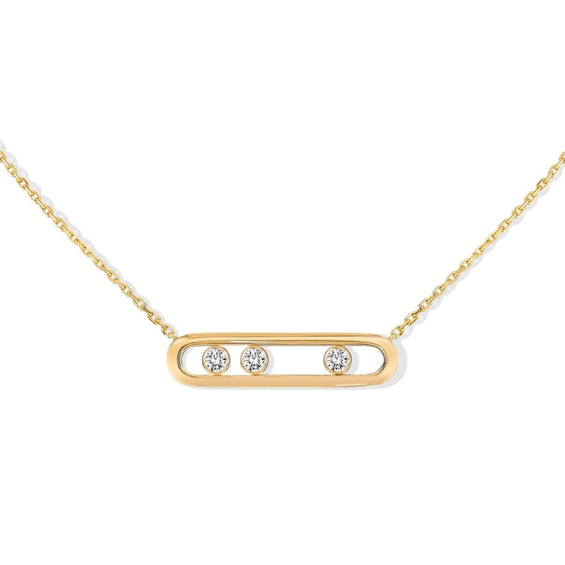 Messika Jewelry - NECKLACE DIAMOND YELLOW GOLD MOVE | Manfredi Jewels