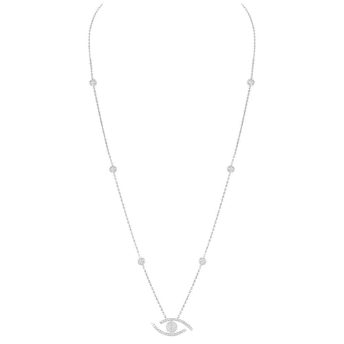 Messika Jewelry - UCKY EYE LONG PAVÉ - SET NECKLACE | Manfredi Jewels