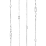 Messika Jewelry - WHITE GOLD DIAMOND NECKLACE MOVE UNO | Manfredi Jewels