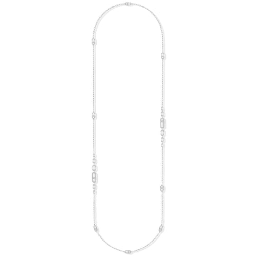Messika Jewelry - WHITE GOLD DIAMOND NECKLACE MOVE UNO | Manfredi Jewels