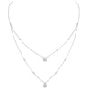 Messika Jewelry - WHITE GOLD DIAMOND NECKLACE MY TWIN 2 ROWS | Manfredi Jewels