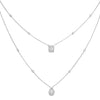 Messika Jewelry - WHITE GOLD DIAMOND NECKLACE MY TWIN 2 ROWS | Manfredi Jewels