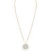 Messika Jewelry - YELLOW GOLD DIAMOND LUCKY MOVE LONG NECKLACE PAVÉ GM | Manfredi Jewels