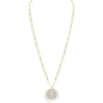 Messika Jewelry - YELLOW GOLD DIAMOND LUCKY MOVE LONG NECKLACE PAVÉ GM | Manfredi Jewels