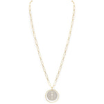 Messika Jewelry - YELLOW GOLD DIAMOND LUCKY MOVE LONG NECKLACE PAVÉ GM | Manfredi Jewels