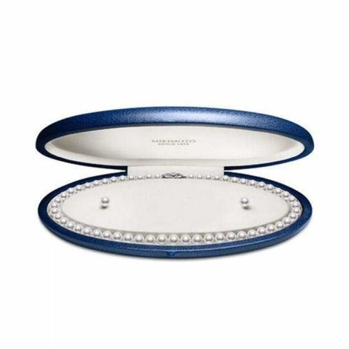Mikimoto Jewelry - Akoya Cultured Pearl Two - Piece Gift Set – 18K White Gold | Manfredi Jewels