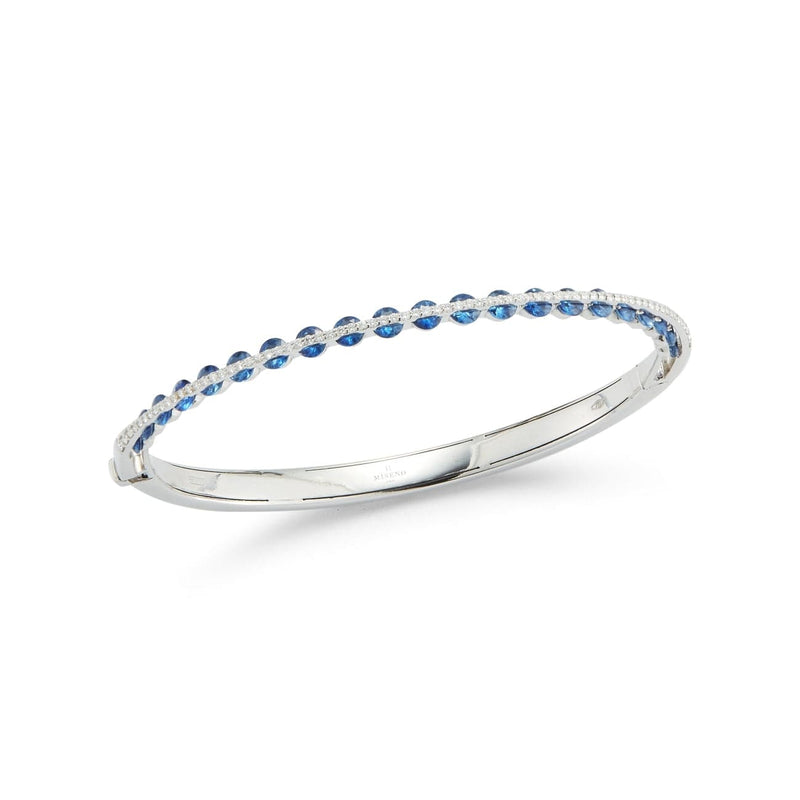 Miseno Jewelry - 18K WHITE GOLD AND SAPPHIRE BRACELET | Manfredi Jewels