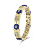 Miseno Jewelry - Baia Sommersa Bracelet Lapis and White Diamonds | Manfredi Jewels