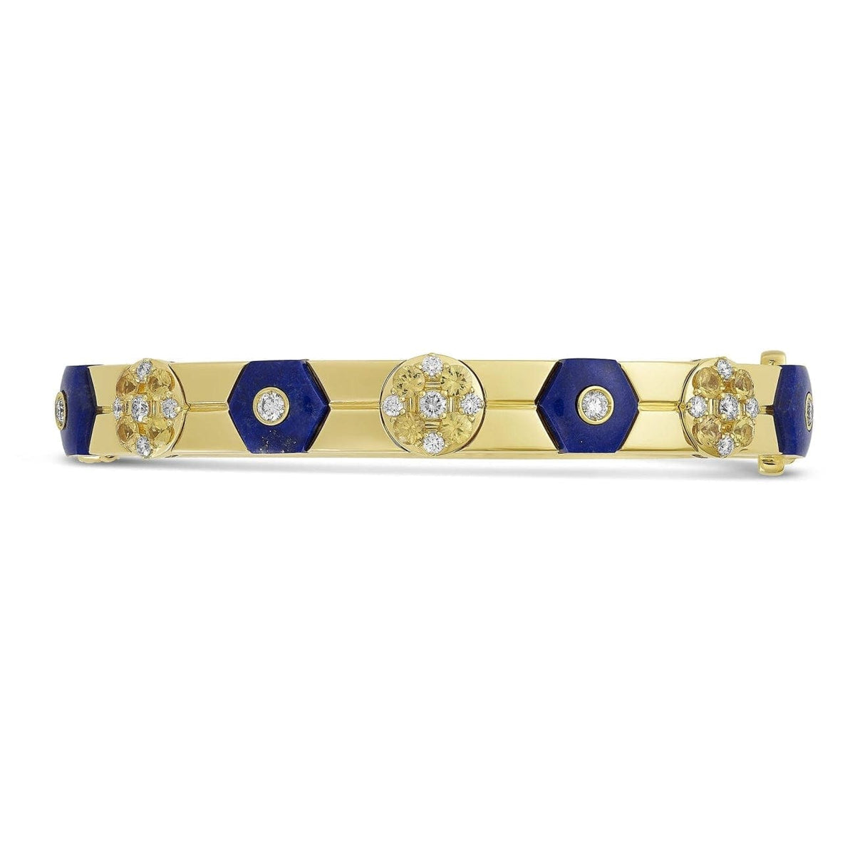 Miseno Jewelry - Baia Sommersa Bracelet - Lapis and White Diamonds | Manfredi Jewels