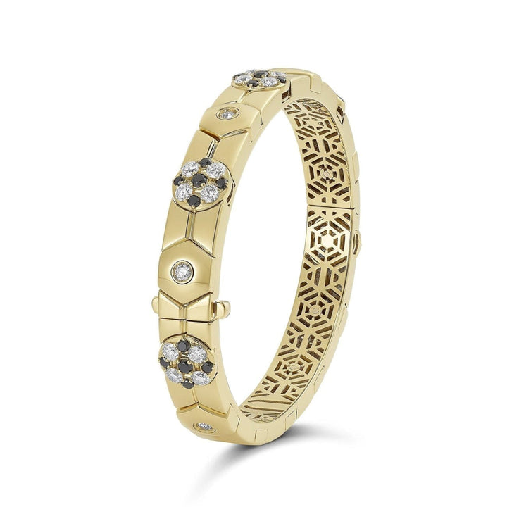 Miseno Jewelry - Baia Sommersa Bracelet - White and Black Diamonds | Manfredi Jewels