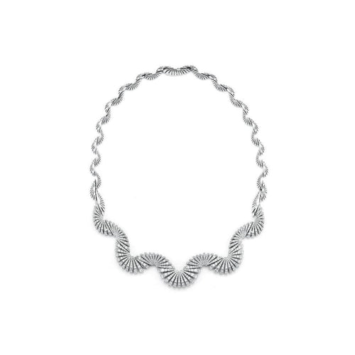 Miseno Jewelry - Ventaglio Necklace in white gold | Manfredi Jewels