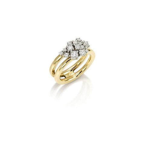 Vesuvio Ring in yellow gold