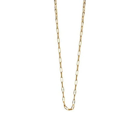18KT Yellow Gold Open Link 17" Chain