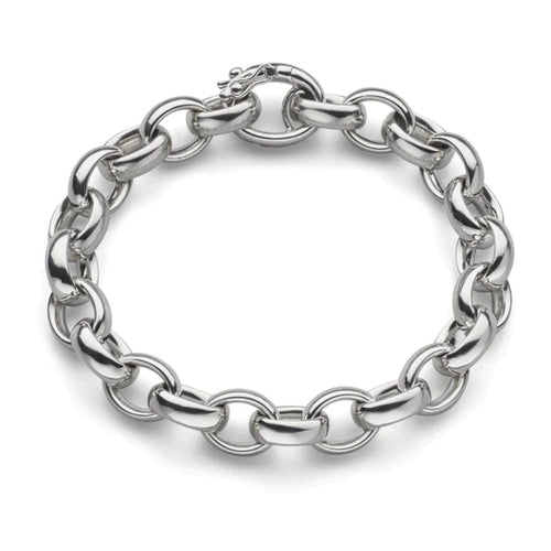Monica Rich Kosann Jewelry - ROSALIND LINK BRACELET in Sterling Silver | Manfredi Jewels