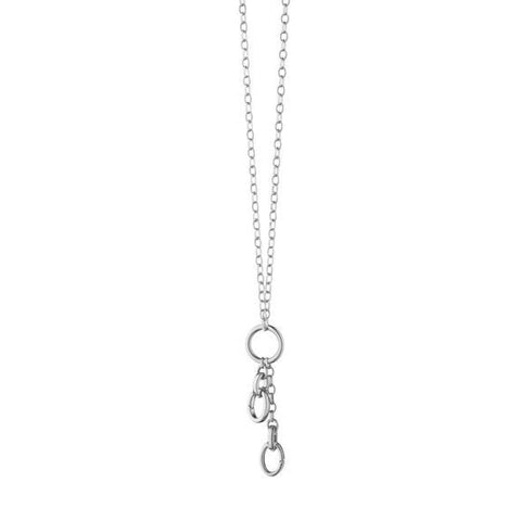 Sterling Silver 30" Double Charm Enhancer Chain