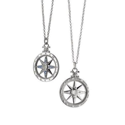 Monica Rich Kosann Jewelry - ’TRAVEL’ GLOBAL COMPASS CHARM NECKLACE | Manfredi Jewels