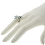 Monseo Jewelry - Aquamarine & Diamond White Gold Ring | Manfredi Jewels