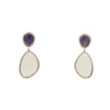 Monseo Jewelry - Aquamarine & Tanzanite Drop Earrings | Manfredi Jewels