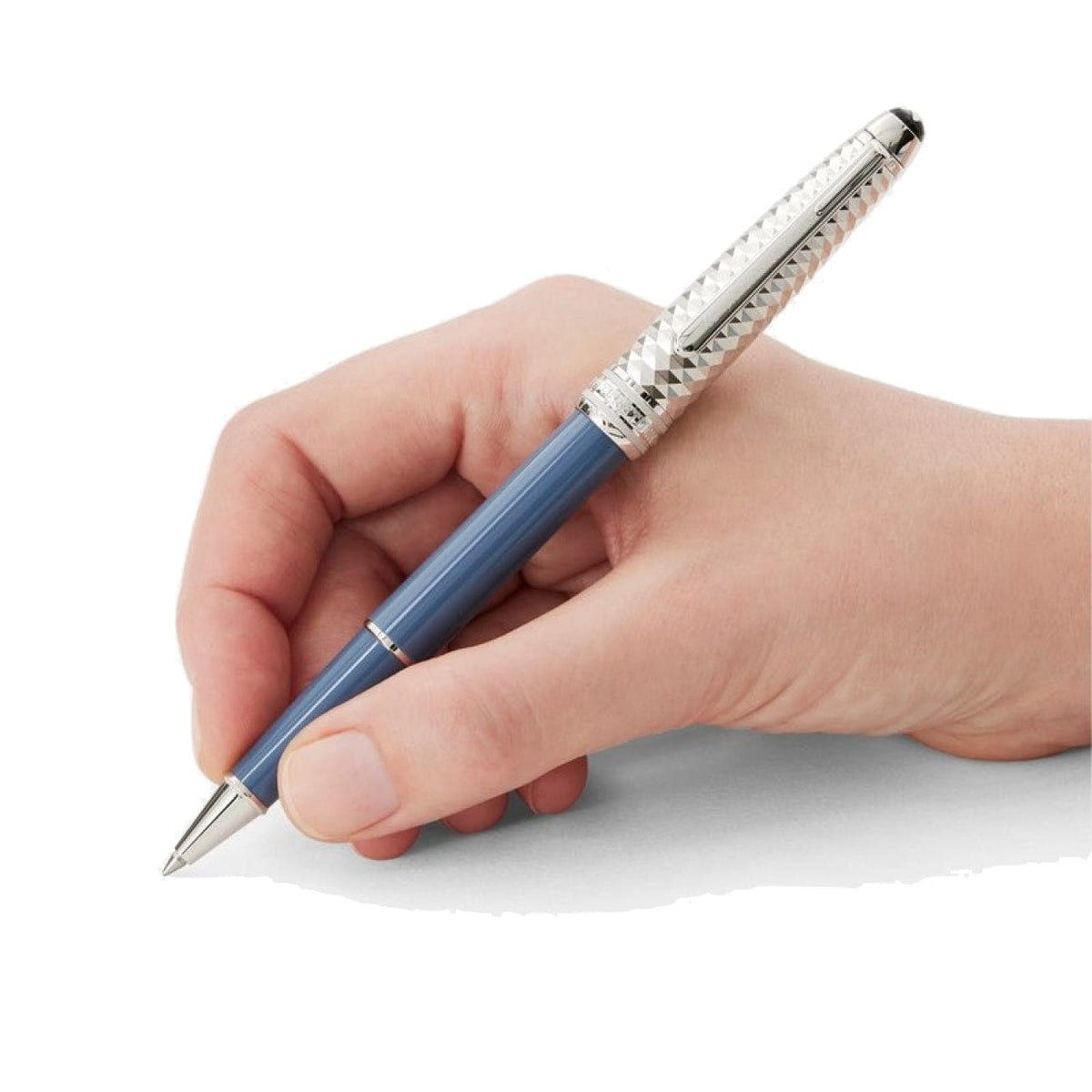 Montblanc Accessories - Montblanc Meisterstuck Doue Classique Rollerball - Glacier Blue | Manfredi Jewels