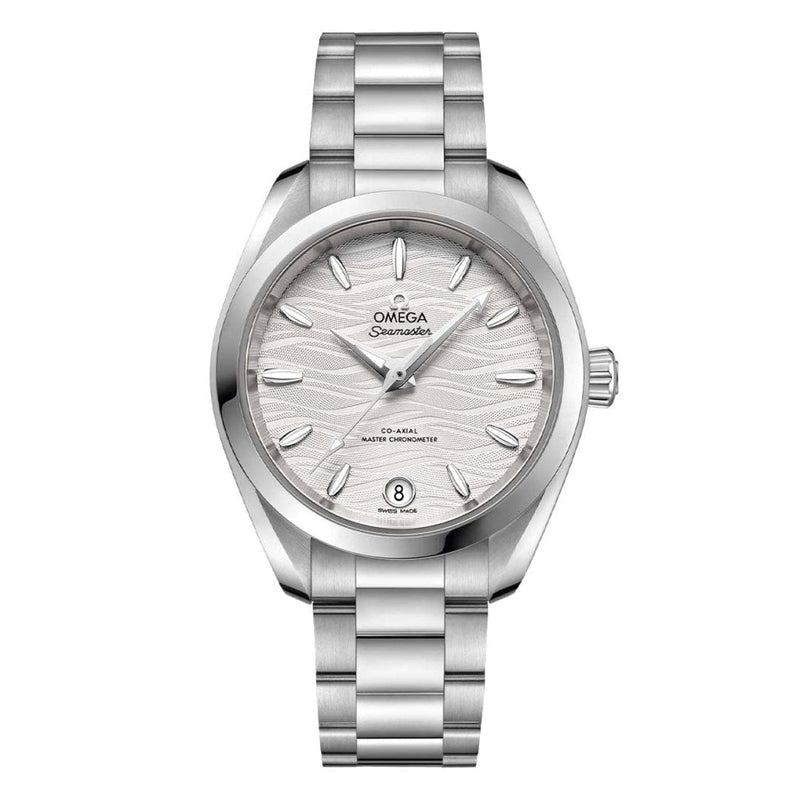 OMEGA New Watches - Seamaster AQUA TERRA 150M CO‑AXIAL MASTER CHRONOMETER 34 MM | Manfredi Jewels