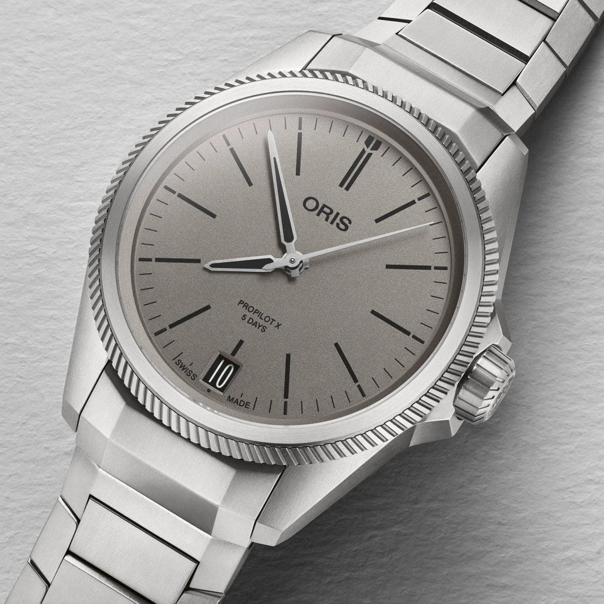 Oris New Watches - PROPILOT X CALIBRE 400 - GREY | Manfredi Jewels