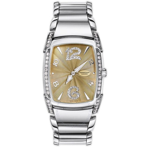 Parmigiani Fleurier New Watches - Kalpa Donna Quartz Diamond Champagne Dial | Manfredi Jewels