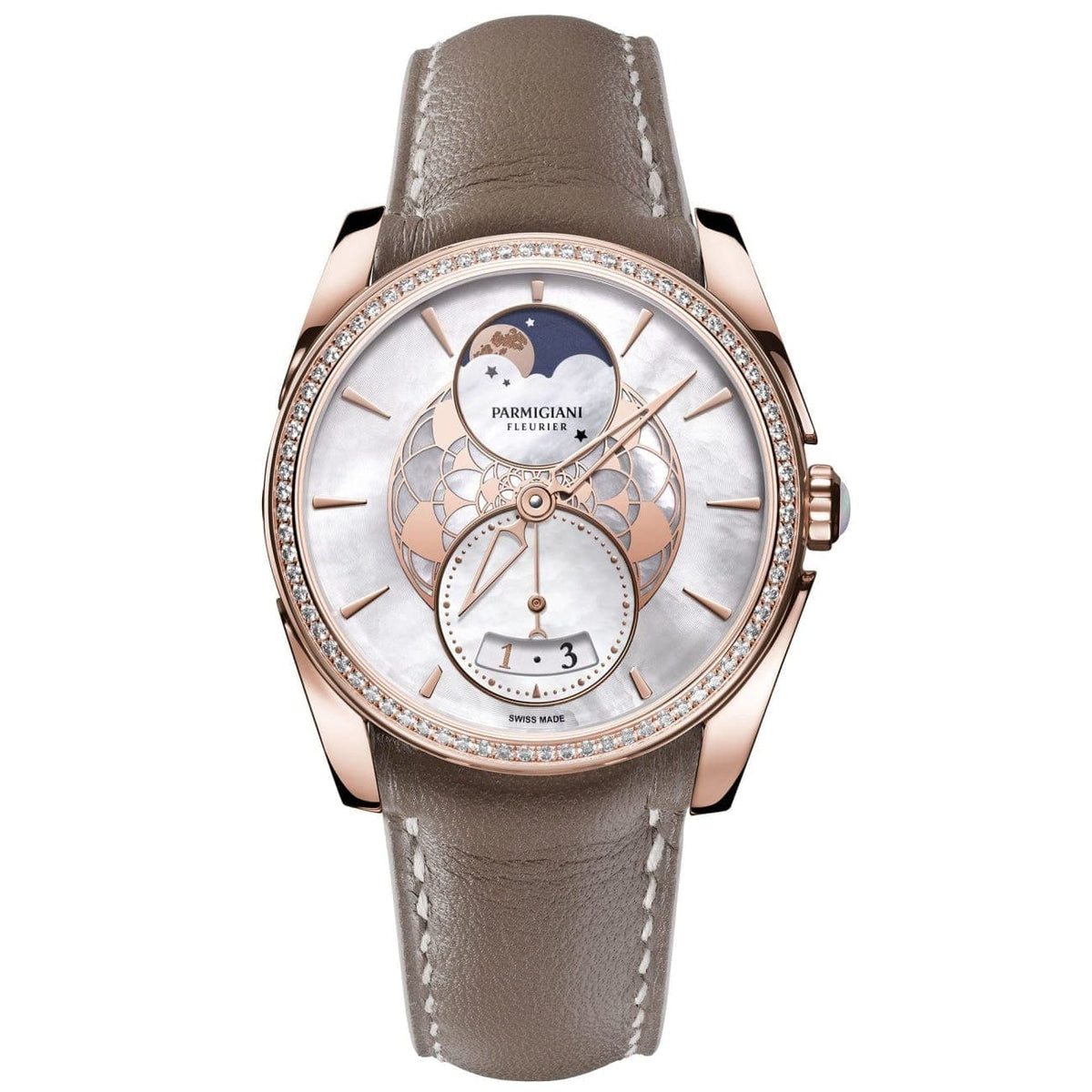 Parmigiani Fleurier Watches - Tonda Métropolitaine Sélène Rose Gold Pfc283-1063300-Ha6121 | Manfredi Jewels