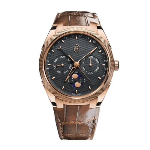 Parmigiani Fleurier Watches - TONDA PF ANNUAL CALENDAR BROWN ALLIGATOR (PRE - ORDER) | Manfredi Jewels