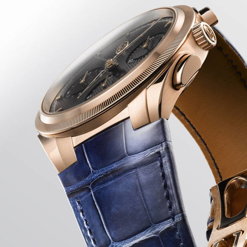 Parmigiani Fleurier Watches - TONDA PF CHRONOGRAPH MILANO BLUE ALLIGATOR (PRE - ORDER) | Manfredi Jewels