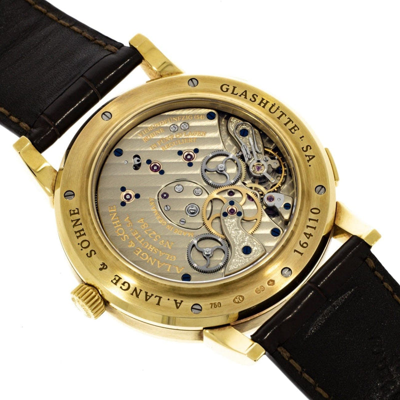 Pre - Owned A. Lange & Sohne Watches - 1 Time Zone in Yellow Gold | Manfredi Jewels