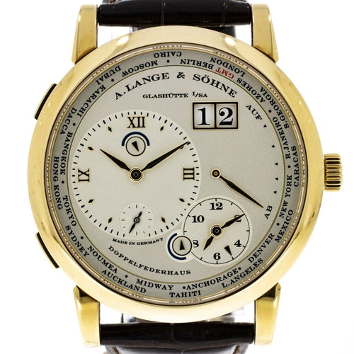 Pre-Owned A. Lange & Sohne Pre-Owned Watches - A. Lange & Sohne Lange 1 Time Zone in Yellow Gold | Manfredi Jewels