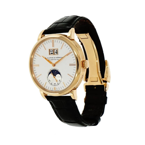 Pre - Owned A. Lange & Sohne Watches - Saxonia Moon Phase 384.032 | Manfredi Jewels