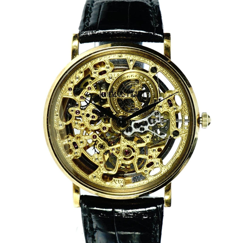 Pre-owned Audemars Piguet Ultra-thin Skeleton In Yellow Gold - Pre-owned  Watches