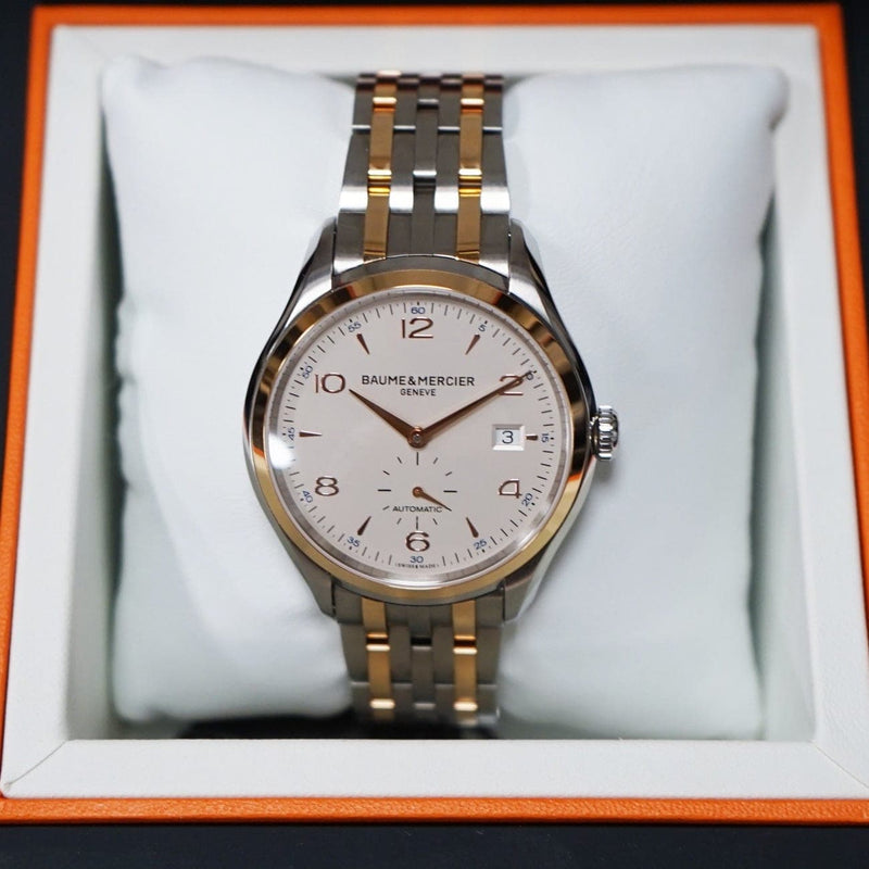 Pre - Owned Baume & Mercier Watches - Clifton Steel and Rose gold | Manfredi Jewels