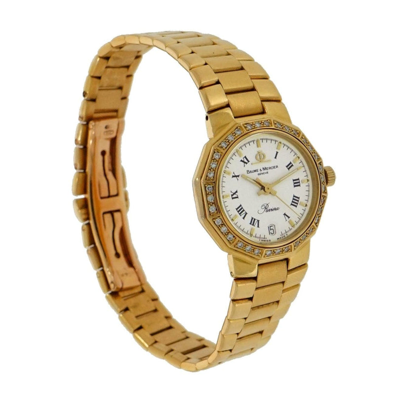Pre - Owned Baume & Mercier Watches - Riviera in Yellow Gold | Manfredi Jewels