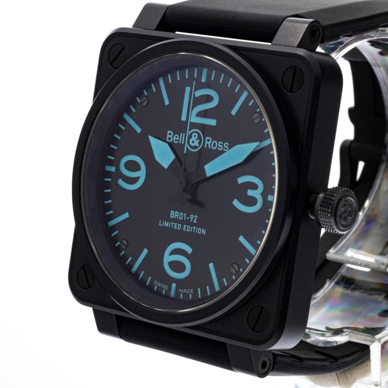 Pre - Owned Bell & Ross Watches - Limited Edition BR01 - 92 - Blue | Manfredi Jewels