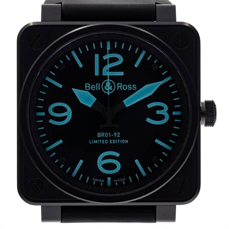 Pre - Owned Bell & Ross Watches - Limited Edition BR01 - 92 - Blue | Manfredi Jewels