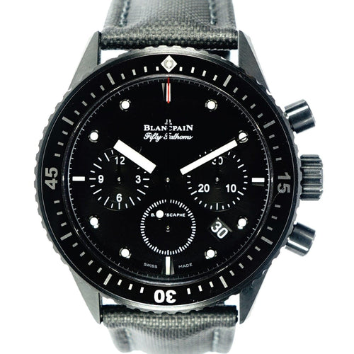 Pre - Owned Blancpain Watches - Fifty Fathoms Bathyscaphe Flyback Chronograph | Manfredi Jewels