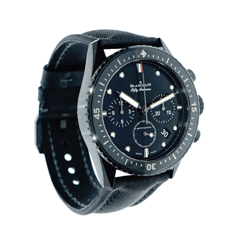 Pre-Owned Blancpain Pre-Owned Watches - Fifty Fathoms Bathyscaphe Flyback Chronograph | Manfredi Jewels