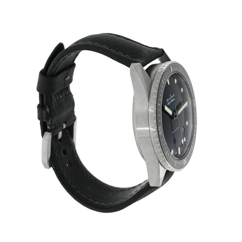 Pre-Owned Blancpain Pre-Owned Watches - Fifty Fathoms Bathyscaphe in Titanium | Manfredi Jewels