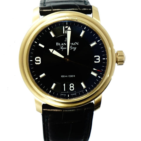 Blancpain léman aqua lung large date hotsell