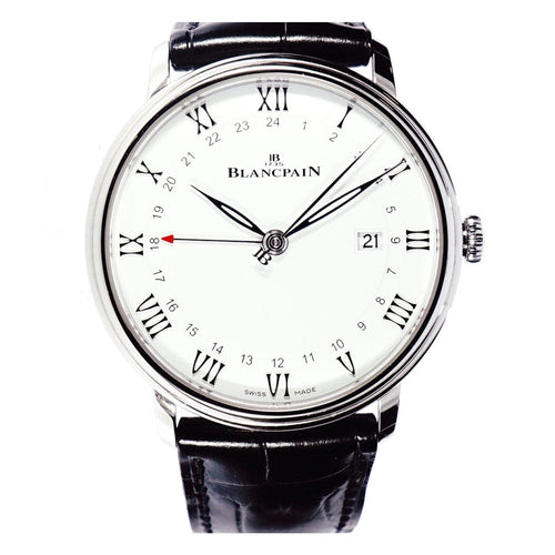 Pre - Owned Blancpain Watches - Villeret Gmt Date 6662 - 1127 - 55B | Manfredi Jewels
