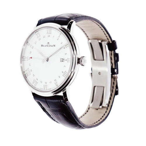 Pre-Owned Blancpain Pre-Owned Watches - Villeret Gmt Date 6662-1127-55B | Manfredi Jewels