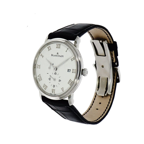 Pre-Owned Blancpain Pre-Owned Watches - Villeret Small Seconds Date Power Reserve | Manfredi Jewels